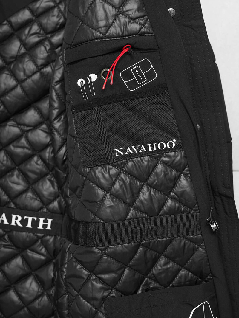 Ženska jakna črna OZONEE O/W377Z