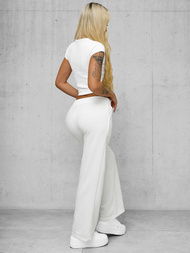 Ženske sportske hlače bele OZONEE JS/92K503/1