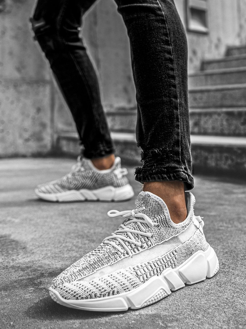 Moške superge belo-črne OZONEE O/503