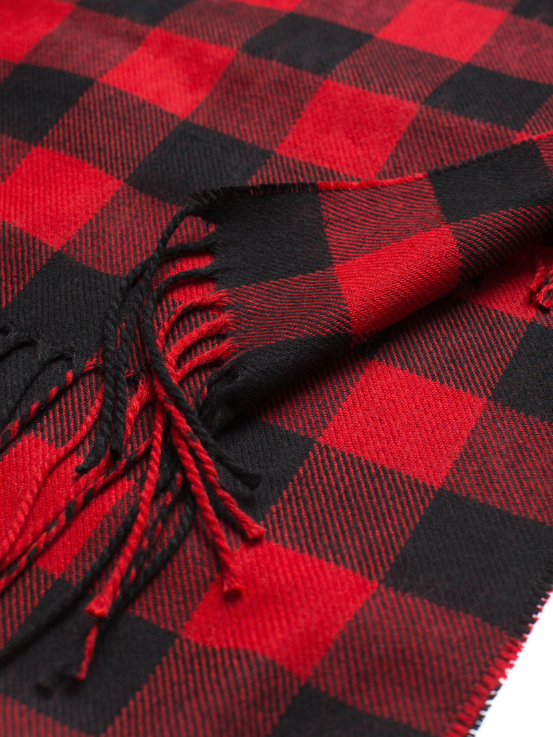 Moški šal rdeči OZONEE JS/YW08054/13