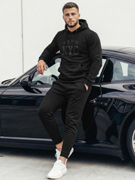 Moška jopa s kapuco črna OZONEE JS/8B1971/3