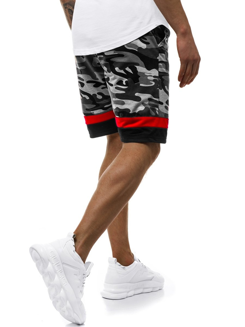 Moške kratke hlače sive OZONEE JS/KK300152